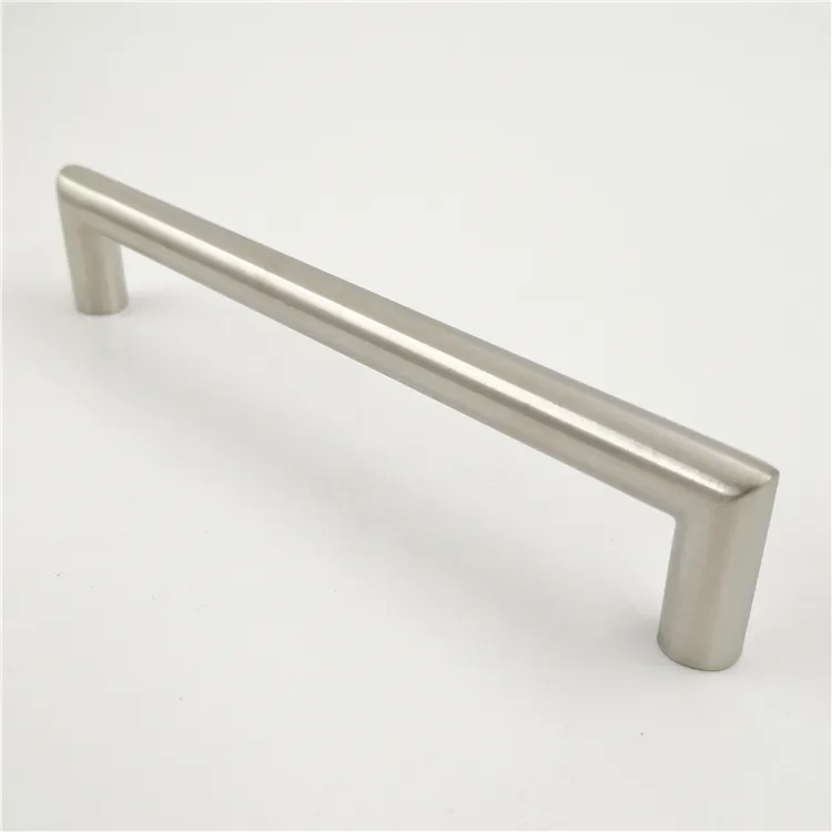 304 Stainless Steel Circular Tube Door Handle Furniture Kitchen Cabinet Pull Manufacturer