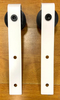 Modern Straight Roller Interior Wood Sliding Barn Door Hardware