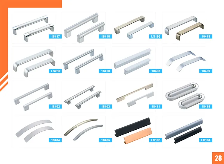 Drawer Kitchen Cabinet Pull Cupboard Wardrobe Handles Aluminium Profile Handle