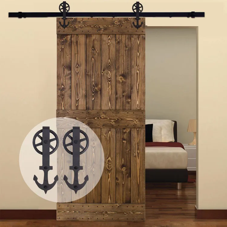 Industrial Grade Ultra-Quiet Bearing Sliding Barn Door Hardware Sliding Barn Door