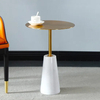 Coffee Table Balcony Living Room Small Round Table Marble