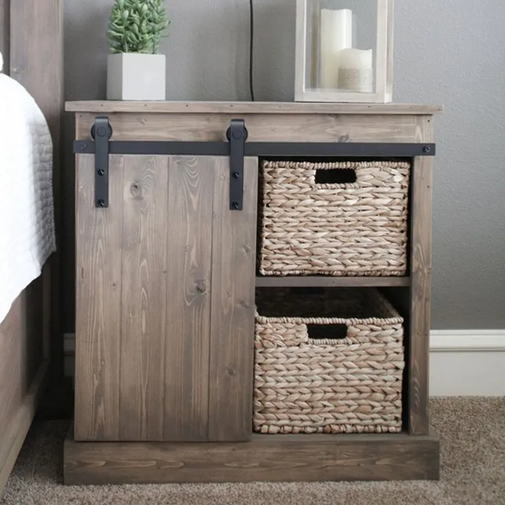 3 FT Mini Cabinet Barn Door Kit Sliding Door Hardware Track Set