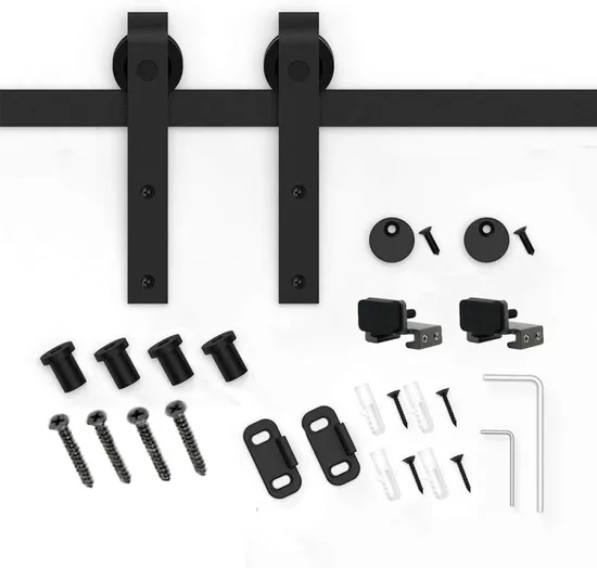 3 FT Mini Cabinet Barn Door Kit Sliding Door Hardware Track Set