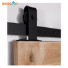 Wood Black Modern Track System Mechanism Cabinet Sliding Barn Door Hardware Rails