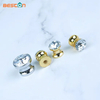 Crystal Small Diamond Drawer Handles Zinc Aluminum Knobs Crystal Glass Cabinet Handles