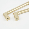 Zinc Alloy Sand Golden Door Lever Handle Cabinet Door Pull Handles