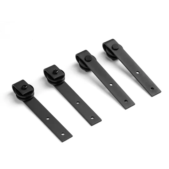 Mini Barn Sliding Double Door Hardware Kit for Cabinet Box Cupboard