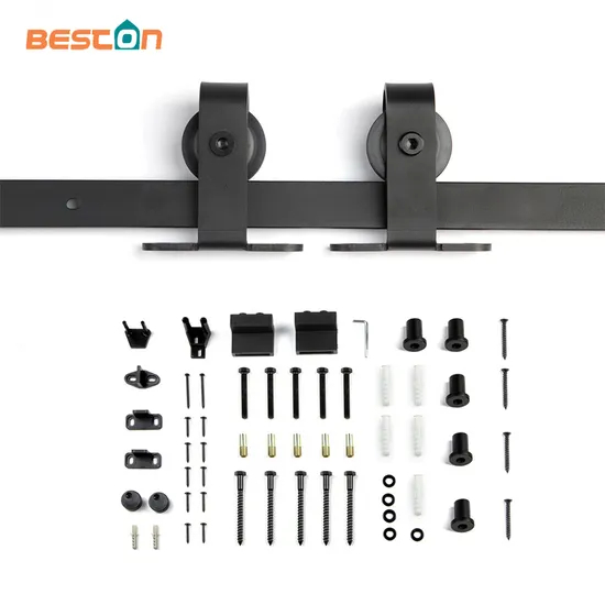 6.6 FT Sliding Barn Door Hardware Track Kit Sliding Door Accessories