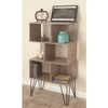 Living Room Furniture with Metal Iron Feet Storage Shelves Side Tables