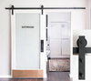 Solid Cast Steel Bending Design Wooden Barn Door Top Rollers Kits