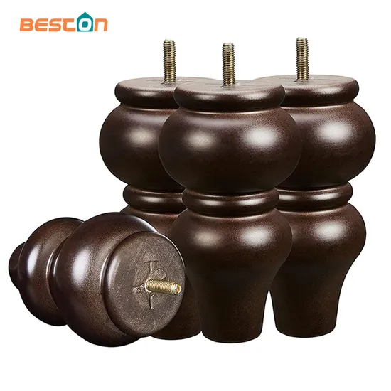Good Load-Bearing Sofa Stylish and Stable Cabinet Hardware Solid Wood Furniture Leg