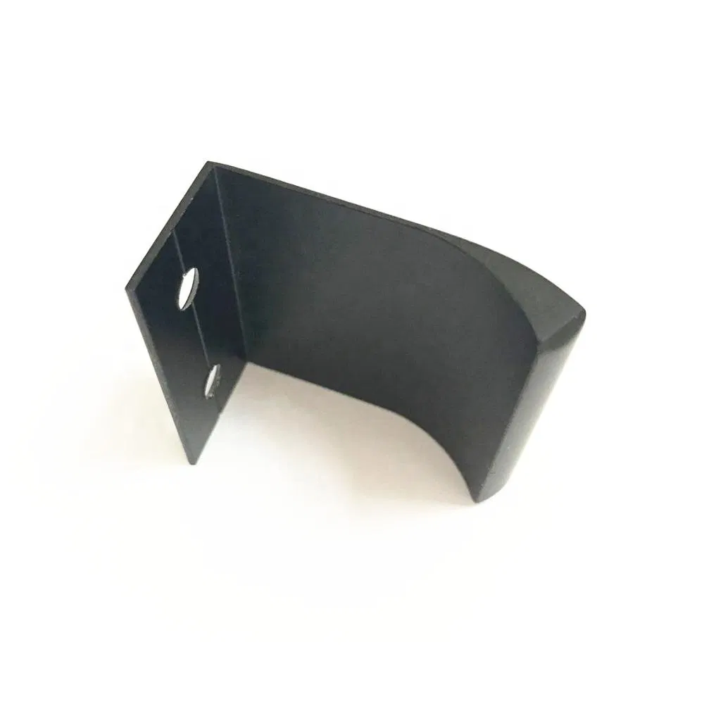 Matt Black Brushed Color Finishing Kitchen Aluminium Door Edge Profile Cabinet Handle