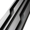Concealed Slotless Aluminum Lightning Wardrobe Cabinet Door Handle