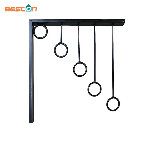 Heavy Duty Black Wall Hooks Store Display Wall Mounted Coat Rack
