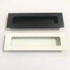 Black Matt Concealed Recessed Flush Pull Handles for Sliding Doors