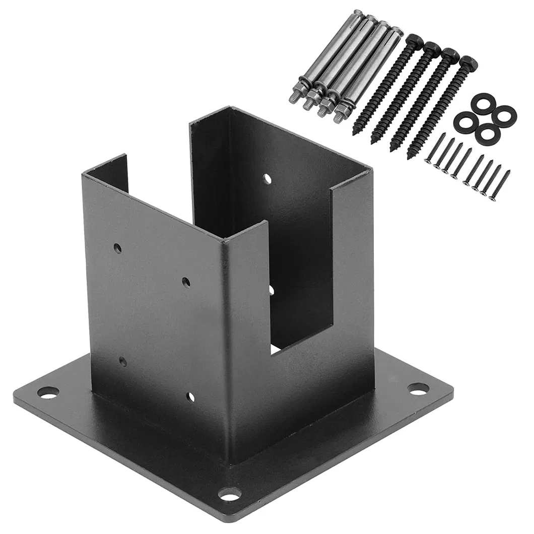 Stainless Steel 4X4 4-Way Right Angle Bracket, Pergola/Gazebo DIY Kit Hardware
