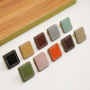 Leather Round Drawer Handles Cabinet Pulls Bedroom Small Colorful Square Furniture Knob