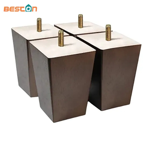 4PCS Antique Color Solid Wood Metal Furniture Legs Armchair Leg