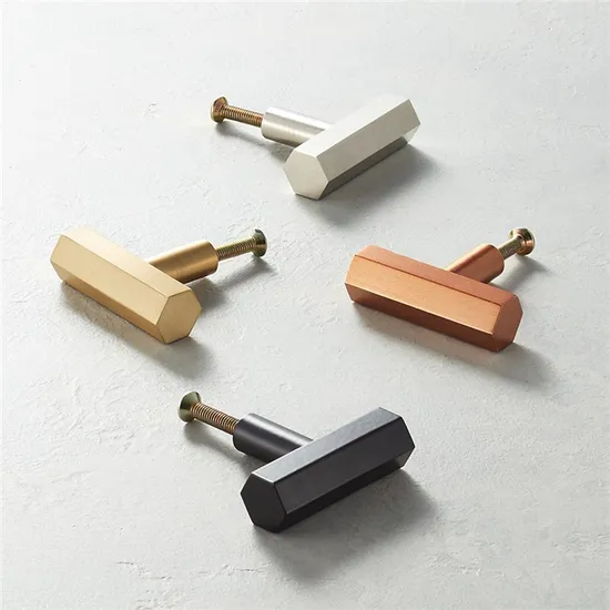 Furniture Hardware Cupboard Cabinet Bathroom Kitchen Hexagon Handle