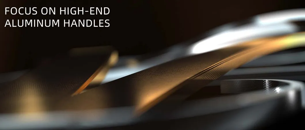 Aluminum Furniture Hardware Drawer Handles Hidden Finger Edge Pull for Kitchen Cabinet