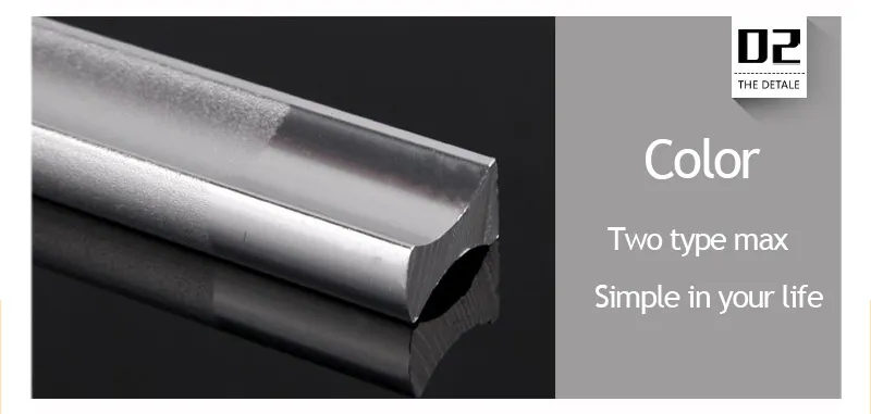 Bicolor Kitchen Cabinet Handles Drawer Pulls Aluminum Alloy Door Knobs