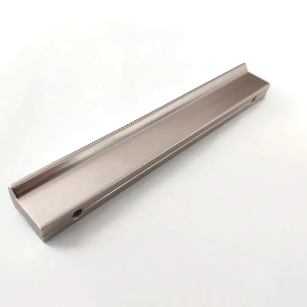 Champagne Chrome Plated Aluminum Kitchen Cabinet Drawer Handle Pull