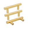 Stainless Steel Brass Gold Drawer Door T Bur Pull Handle