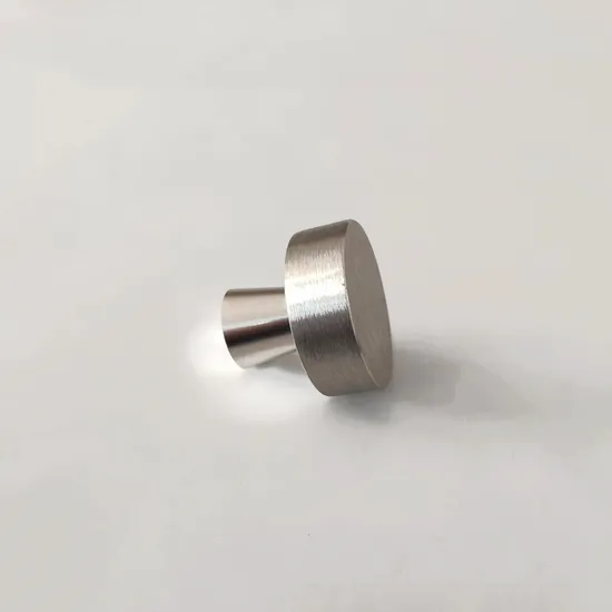 Solid Single Hole Cupboard Furniture Cabinet Drawer Knob Kitchen Nickel Handle Knobs