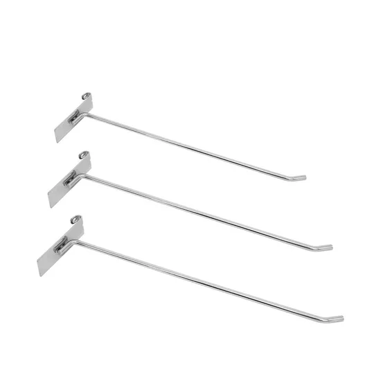 Supermarket Grid Wall Metal Display Hanging Hook/ Iron Plating Net Display Hook