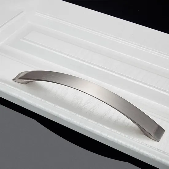 Aluminum Die-Casting Hardware Handle Aluminum Alloy Nickel Brushed Kitchen Cabinet Handle
