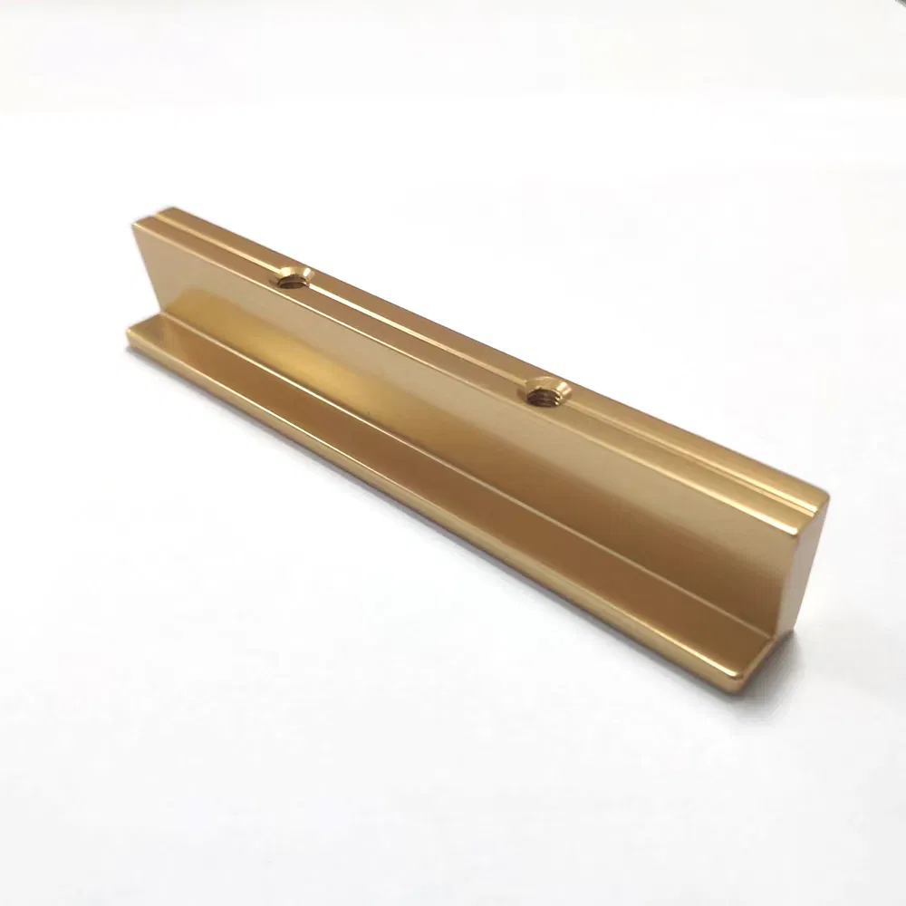 Aluminum Cupboard 7 Shape Handle Furniture Cabinet Pull Chrome Gold Long Handles