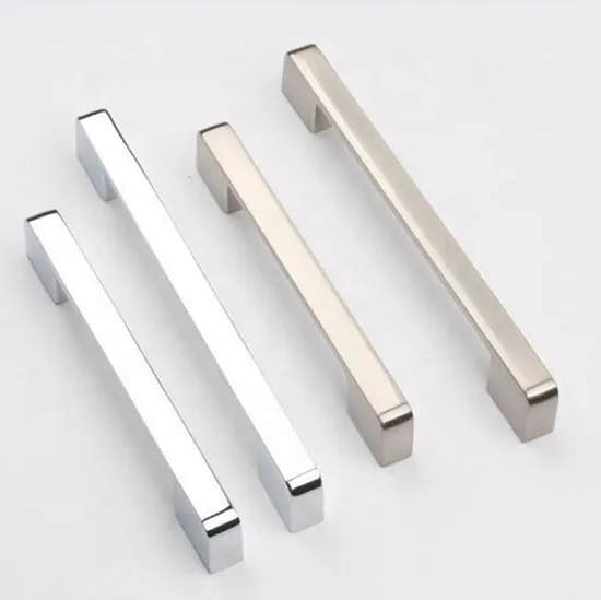 Modern Shiny Handles Hardware Furniture Fitting Aluminum Kitchen Wardrobe Cabinet Pull Handle