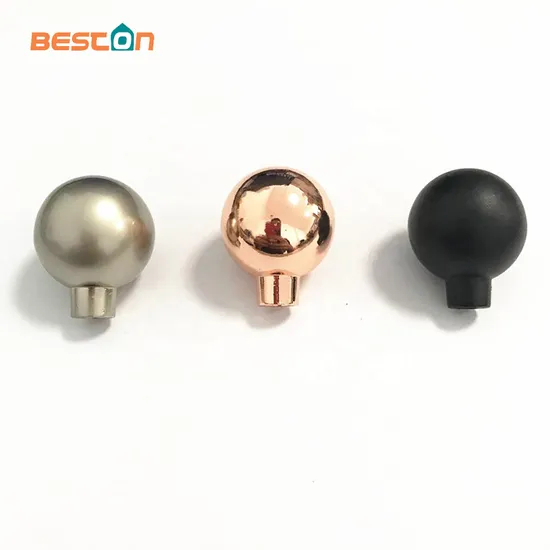 Furniture Hardware Kitchen Round Cabinet Drawer Knobs Aluminum Big Round Ball Knob