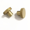 Brass Gold Knurled Cabinet Drawer Round Knobs