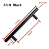 Modern Cabinet Drawer Handles Matt Gold Black Furniture Kitchen Aluminum 96mm Handle