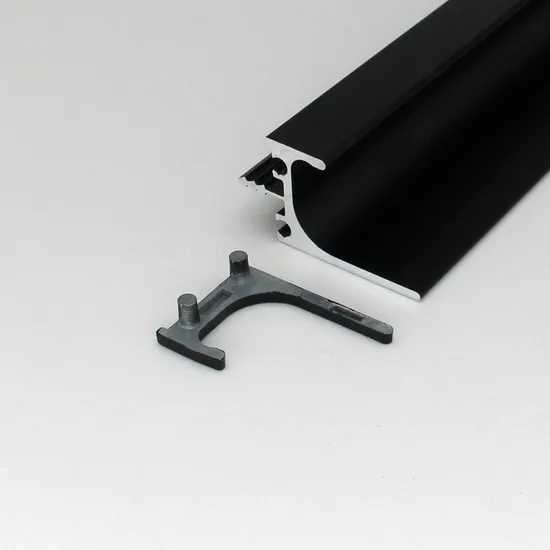 Aluminum L Shaped Recessed Handle Drawer Wardrobe Cabinet for Kitchen Bedroom Hotel