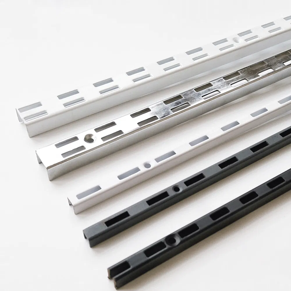 Metal AA Column with Holes Wall Mounting Single Slotted Channel Upright