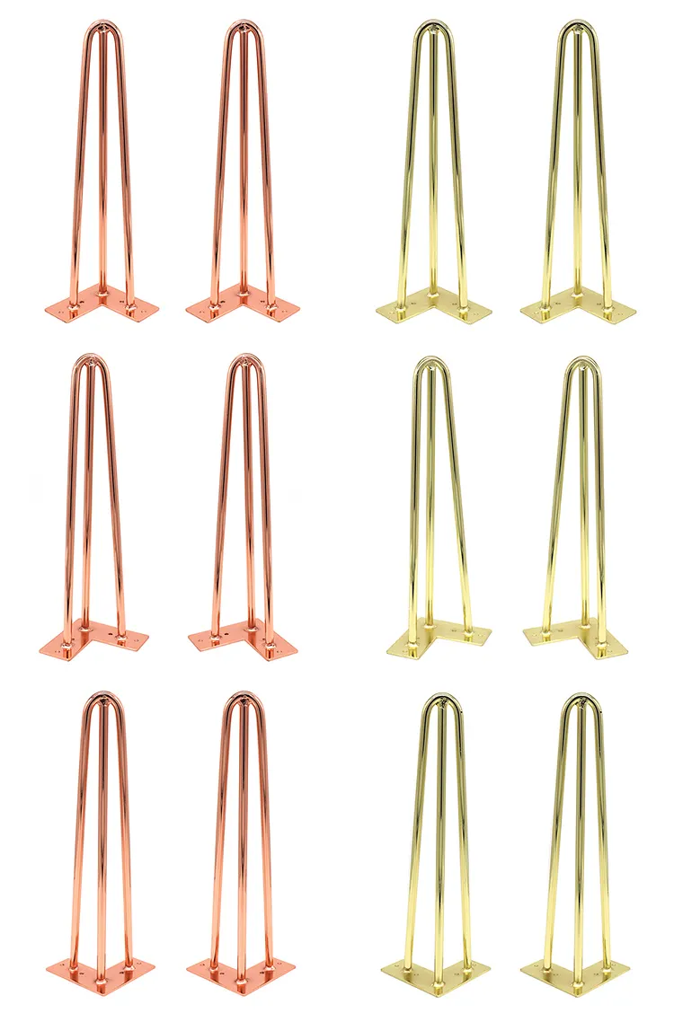 New Design Furniture Hairpin Legs Wholesale Metal Hairpin Legs for Side Table