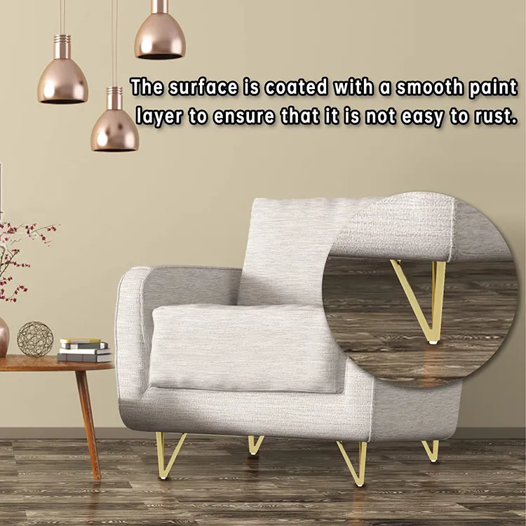 Furniture Hardware Cabinet Sofa Leg Chrome Chair Leg