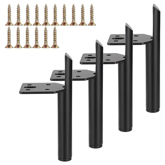 Furniture Hardware Chrome Chair Leg Cabinet Leg