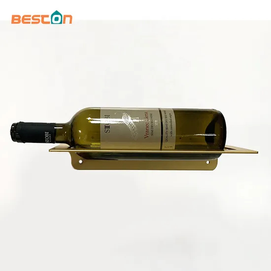 Wine Holder Aluminum Wall Wine Bottle Holder Wine Glass Rack