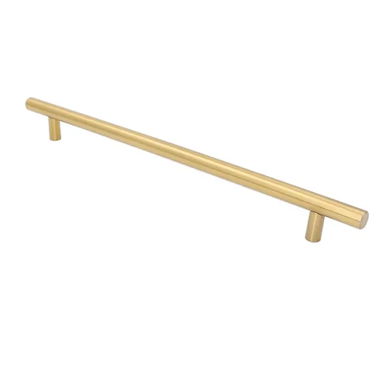Stainless Steel Solid Hollow Drawer Kitchen Brass Gold T Bar Pull Handle