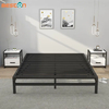 Steel Slat Foundation Hotel Home Metal Platform Base Assembly Queen Size Bed