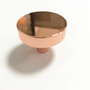 Round 40mm Diameter Kitchen Bathroom Cabinet Brass Gold Drawer Pull Handle Knob