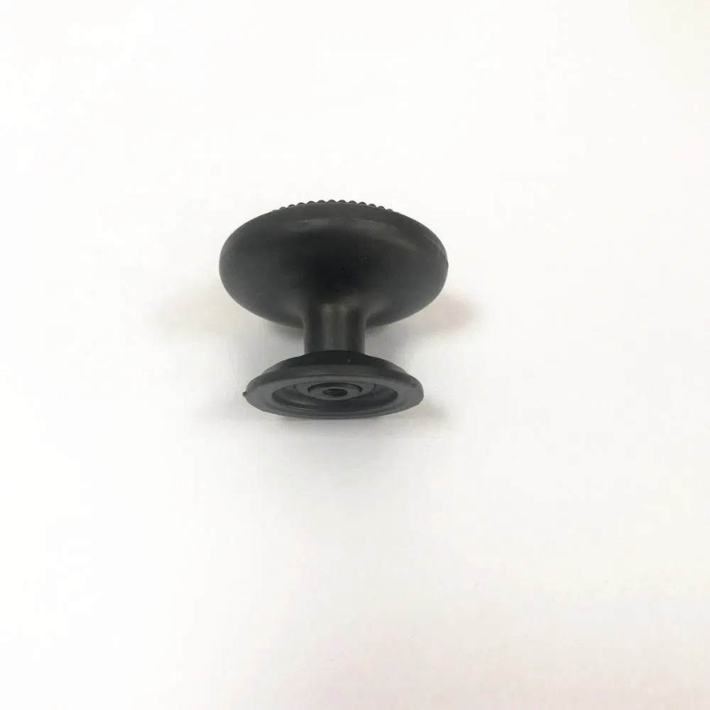 Zinc Alloy 34mm Diameter Black &amp; Gold Kitchen Furniture Antique Cabinet Handle Knobs