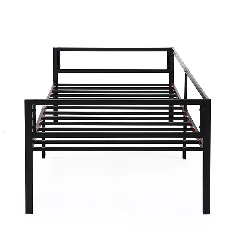 Bedroom Furniture Garden Platform Bed Sofa Metal Iron Frame Daybed with Trundle