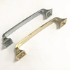 Kitchen Bathroom Bedroom Decoration Chrome Plate Cabinet Drawer Brass Gold Zinc Handle