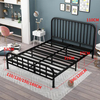 Furniture Metal Queen Size Double Golden Color Bed Frame for Adults