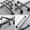 Zinc Alloy Kitchen Black Cabinet Handle Furniture Drawer Handles and Knobs