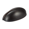 Matt Black Zinc Alloy C. C 76mm Drawer Cabinet Handles Cup Handle
